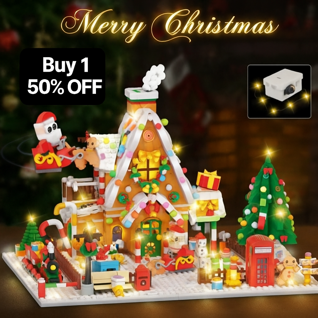 Christmas Ginger Bread Building Set