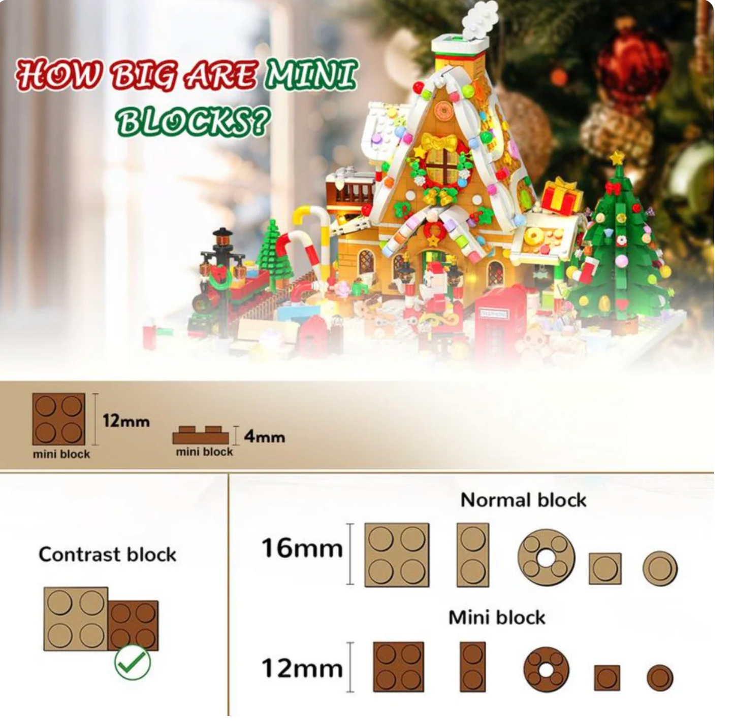 Christmas Ginger Bread Building Set