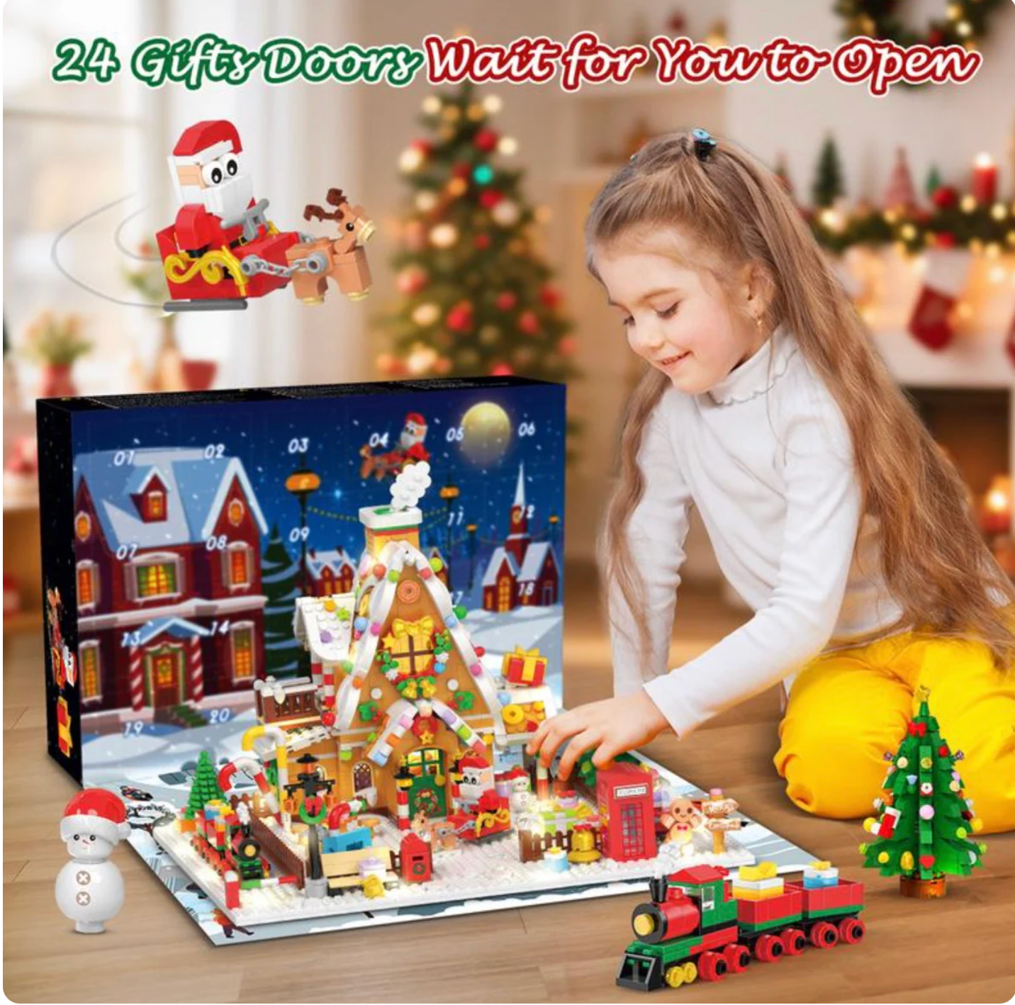 Christmas Ginger Bread Building Set