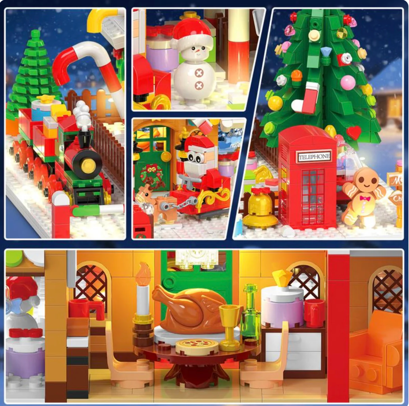 Christmas Ginger Bread Building Set