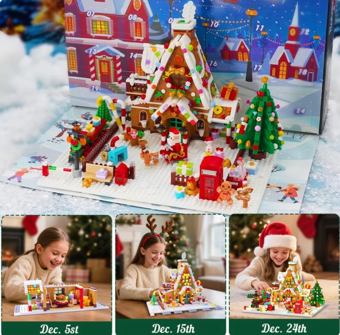 Christmas Ginger Bread Building Set